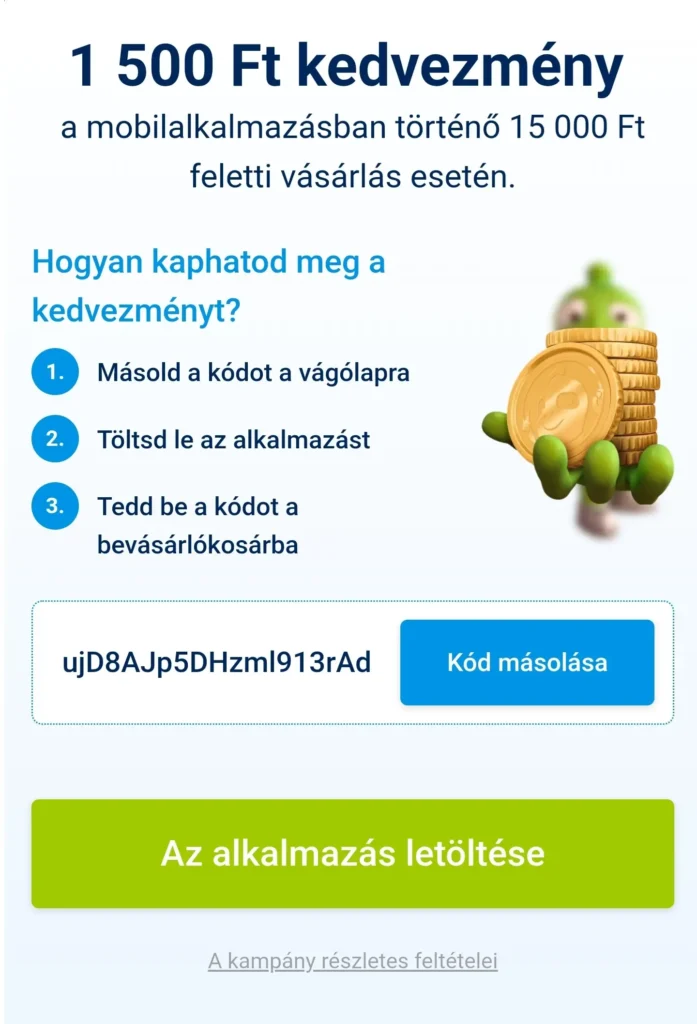 Alza 1500 Ft kedvezmény